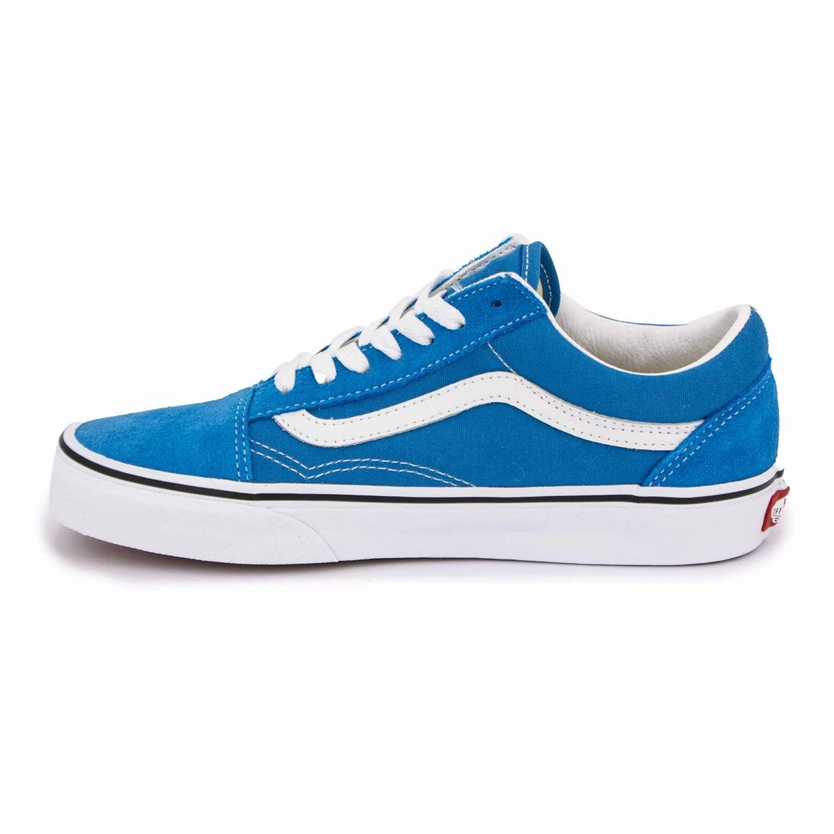 Baskets Basses En Toile Et Cuir Suéde Old Skook Bleu Femme VANS 4 Baskets Basses En Toile Et Cuir Suéde Old Skook Bleu Femme VANS – Image 2