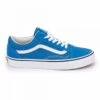 Baskets Basses En Toile Et Cuir Suéde Old Skook Bleu Femme VANS -Dockers by Gerli Soldes Magasin baskets basses en toile et cuir suede old skook bleu femme vans