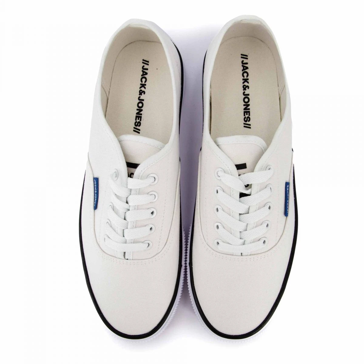 Baskets Basses En Toile Lacet Bout Rond Homme JACK & JONES 13 Baskets Basses En Toile Lacet Bout Rond Homme JACK & JONES – Image 11