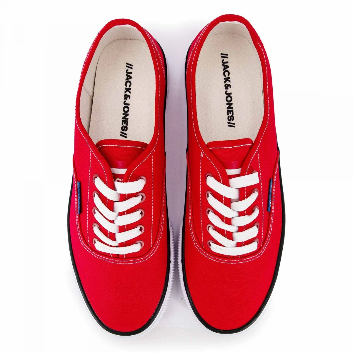 Baskets Basses En Toile Lacet Bout Rond Homme JACK & JONES 14 Baskets Basses En Toile Lacet Bout Rond Homme JACK & JONES – Image 12