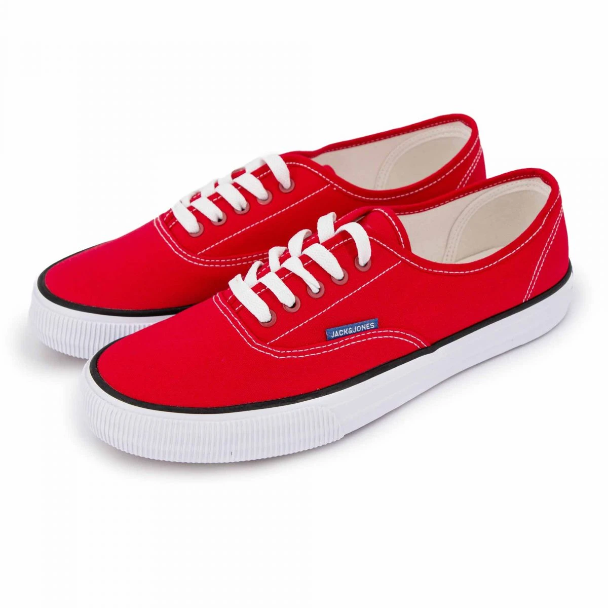 Baskets Basses En Toile Lacet Bout Rond Homme JACK & JONES 18 Baskets Basses En Toile Lacet Bout Rond Homme JACK & JONES – Image 16