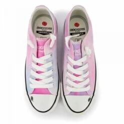 Baskets Basses En Toile Tie And Dye Logo Brodé Blanc T36-41 Femme DOCKERS BY GERLI -Dockers by Gerli Soldes Magasin baskets basses en toile tie and dye logo brode blanc t36 41 femme dockers by gerli 2