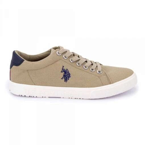 Baskets Basses Légères En Toile Avec Logo Brodé Marcs Homme US POLO 1 Baskets Basses Légères En Toile Avec Logo Brodé Marcs Homme US POLO -Dockers by Gerli Soldes Magasin baskets basses legeres en toile avec logo brode marcs homme us polo
