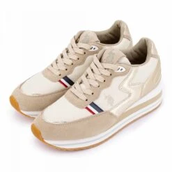 Baskets Basses Liseré Noir Empiècements De Matières à Lacets Femme US POLO 30 Baskets Basses Liseré Noir Empiècements De Matières à Lacets Femme US POLO -Dockers by Gerli Soldes Magasin baskets basses lisere noir empiecements de matieres a lacets femme us polo 10