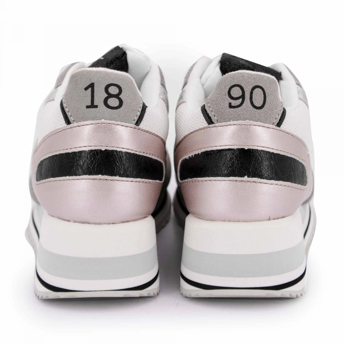 Baskets Basses Liseré Noir Empiècements De Matières à Lacets Femme US POLO 15 Baskets Basses Liseré Noir Empiècements De Matières à Lacets Femme US POLO – Image 13