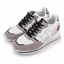 Baskets Basses Liseré Noir Empiècements De Matières à Lacets Femme US POLO 29 Baskets Basses Liseré Noir Empiècements De Matières à Lacets Femme US POLO -Dockers by Gerli Soldes Magasin baskets basses lisere noir empiecements de matieres a lacets femme us polo 9