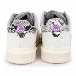 Baskets Basses Toile Motif Python Lacets En Ruban Violet Et Logo Brodé Clayton T36-40 Blanc Femme COLMAR -Dockers by Gerli Soldes Magasin baskets basses toile motif python lacets en ruban violet et logo brode clayton t36 40 blanc femme colmar 4