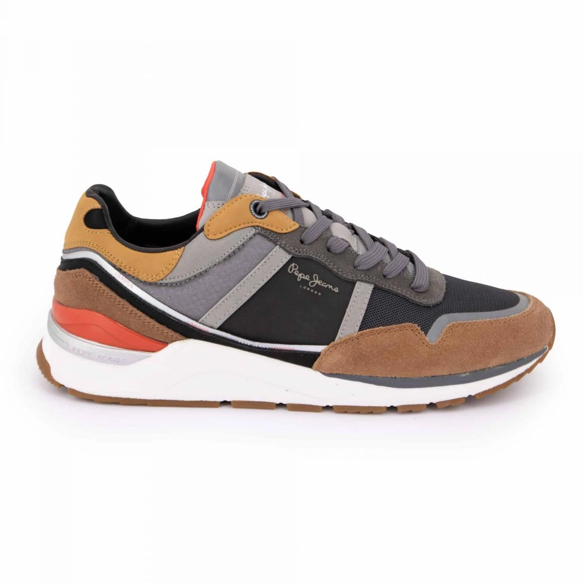 Baskets Cognac Pms30783 T40 Au 45 Femme, Homme PEPE JEANS 3 Baskets Cognac Pms30783 T40 Au 45 Femme, Homme PEPE JEANS