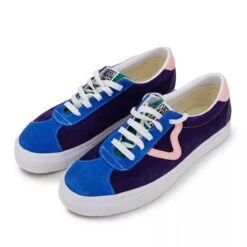 Baskets Color Block Cuir Basses Bleu Violet Rose Pastel T39 Au 47 Homme VANS -Dockers by Gerli Soldes Magasin baskets color block cuir basses bleu violet rose pastel t39 au 47 homme vans 2