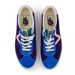 Baskets Color Block Cuir Basses Bleu Violet Rose Pastel T39 Au 47 Homme VANS -Dockers by Gerli Soldes Magasin baskets color block cuir basses bleu violet rose pastel t39 au 47 homme vans 3