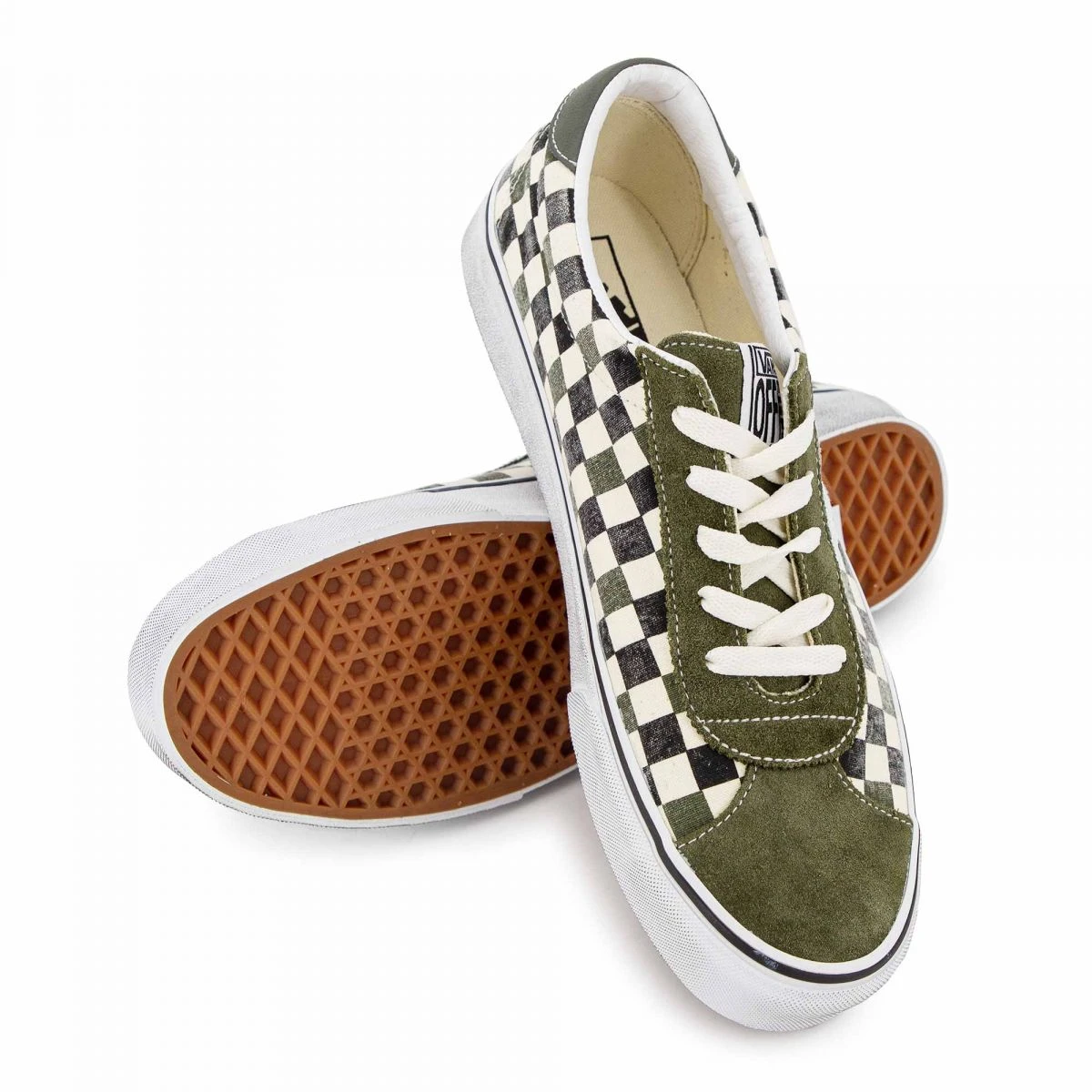 Baskets Damier Toile Cuir Suédé Vans Sport Washed Mixte VANS 10 Baskets Damier Toile Cuir Suédé Vans Sport Washed Mixte VANS – Image 8
