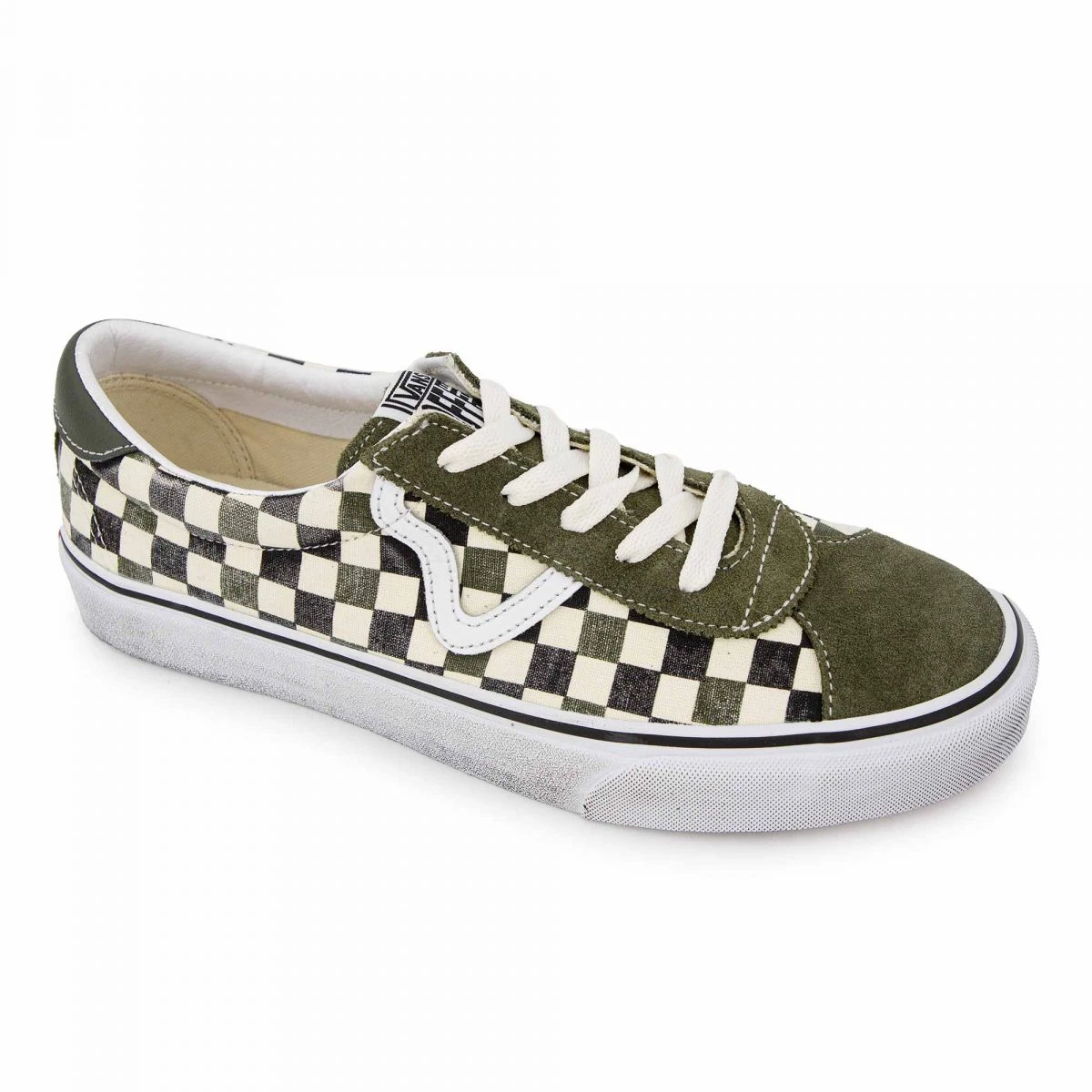 Baskets Damier Toile Cuir Suédé Vans Sport Washed Mixte VANS 3 Baskets Damier Toile Cuir Suédé Vans Sport Washed Mixte VANS