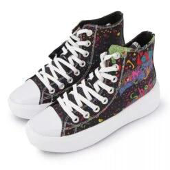 Baskets En Toile Montantes Plateforme Imprimé Femme DOCKERS BY GERLI -Dockers by Gerli Soldes Magasin baskets en toile montantes plateforme imprime femme dockers by gerli 5