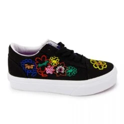 Baskets Fleurs Brodées Inspiration Woodstock Basses T28-39 Enfant VANS