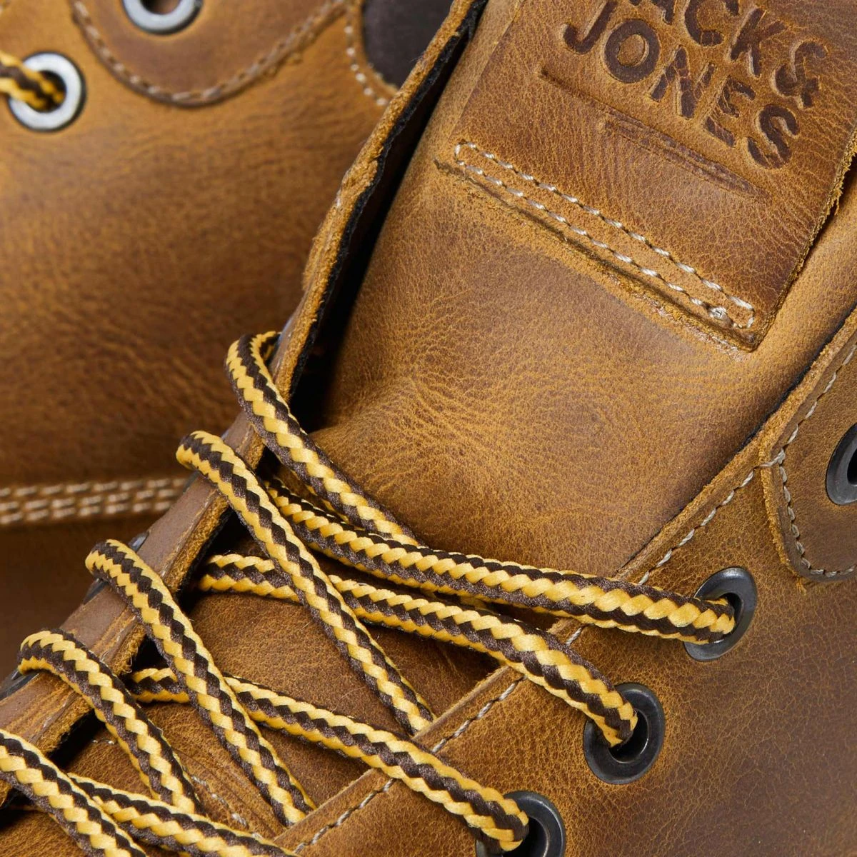 Baskets Hautes Jfwtubar Cuir Miel 389473 12159516 Homme JACK & JONES 5 Baskets Hautes Jfwtubar Cuir Miel 389473 12159516 Homme JACK & JONES – Image 3