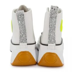 Baskets Hautes Semelle Plateforme Argentées Femme KAPORAL -Dockers by Gerli Soldes Magasin baskets hautes semelle plateforme argentees femme kaporal 4