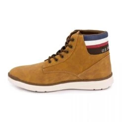 Baskets Montantes Avec Lacets Logo Incrusté Et Bandes Drapeau Homme US POLO -Dockers by Gerli Soldes Magasin baskets montantes avec lacets logo incruste et bandes drapeau homme us polo 3