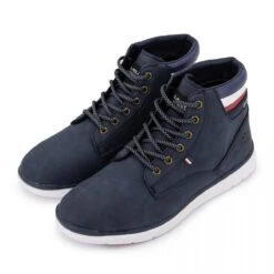 Baskets Montantes Avec Lacets Logo Incrusté Et Bandes Drapeau Homme US POLO -Dockers by Gerli Soldes Magasin baskets montantes avec lacets logo incruste et bandes drapeau homme us polo 4