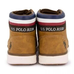 Baskets Montantes Avec Lacets Logo Incrusté Et Bandes Drapeau Homme US POLO -Dockers by Gerli Soldes Magasin baskets montantes avec lacets logo incruste et bandes drapeau homme us polo 8