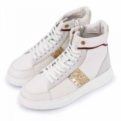 Baskets Montantes Avec Paillettes Décoration Clous Et Fermeture éclair Femme US POLO 21 Baskets Montantes Avec Paillettes Décoration Clous Et Fermeture éclair Femme US POLO -Dockers by Gerli Soldes Magasin baskets montantes avec paillettes decoration clous et fermeture eclair femme us polo 7