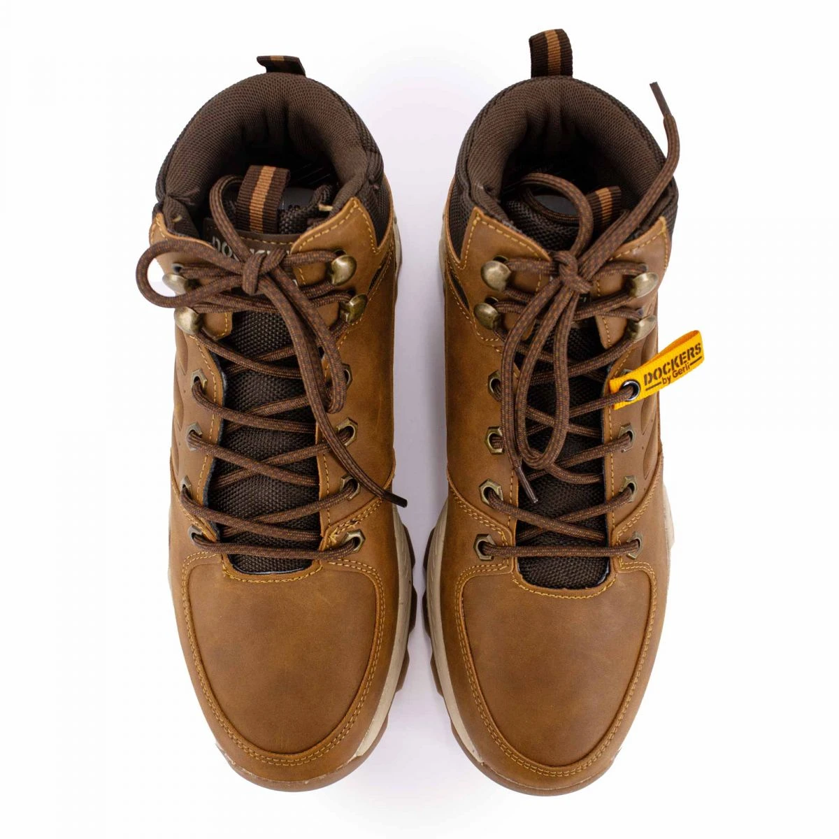 Baskets Montantes Cognac Homme DOCKERS BY GERLI 5 Baskets Montantes Cognac Homme DOCKERS BY GERLI – Image 3