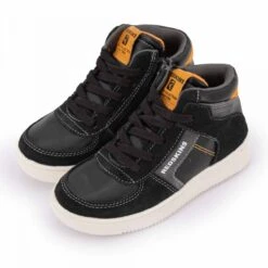 Baskets Montantes Cuir Avec Zip Détails Lacets Lavil Enfant REDSKINS -Dockers by Gerli Soldes Magasin baskets montantes cuir avec zip details lacets lavil enfant redskins 10