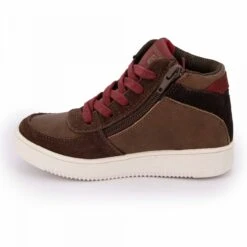 Baskets Montantes Cuir Avec Zip Détails Lacets Lavil Enfant REDSKINS -Dockers by Gerli Soldes Magasin baskets montantes cuir avec zip details lacets lavil enfant redskins 5