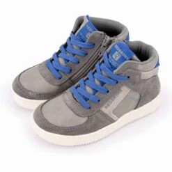 Baskets Montantes Cuir Avec Zip Détails Lacets Lavil Enfant REDSKINS -Dockers by Gerli Soldes Magasin baskets montantes cuir avec zip details lacets lavil enfant redskins 9