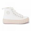 Baskets Montantes En Toile T36-41 Femme VICTORIA