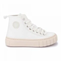 Baskets Montantes En Toile T36-41 Femme VICTORIA