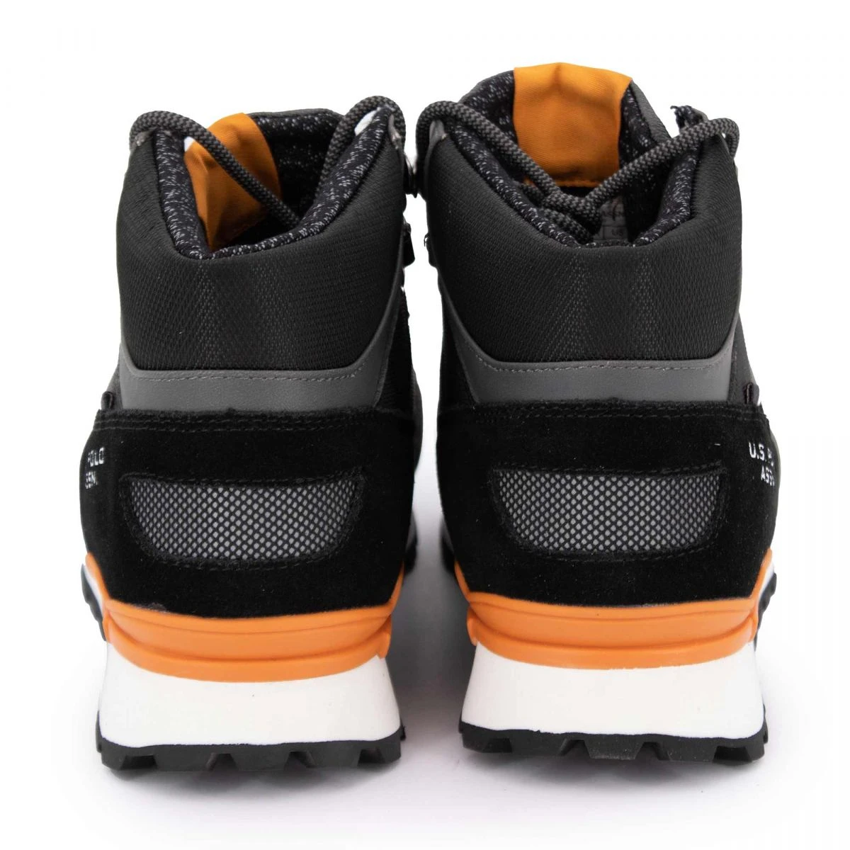 Baskets Montantes Logo Relief Avec Semelle Blanche Effet Daim Homme US POLO 16 Baskets Montantes Logo Relief Avec Semelle Blanche Effet Daim Homme US POLO – Image 14