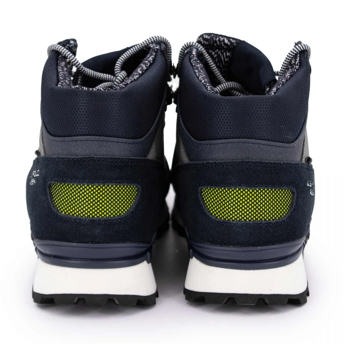 Baskets Montantes Logo Relief Avec Semelle Blanche Effet Daim Homme US POLO 17 Baskets Montantes Logo Relief Avec Semelle Blanche Effet Daim Homme US POLO – Image 15