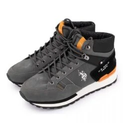 Baskets Montantes Logo Relief Avec Semelle Blanche Effet Daim Homme US POLO 26 Baskets Montantes Logo Relief Avec Semelle Blanche Effet Daim Homme US POLO -Dockers by Gerli Soldes Magasin baskets montantes logo relief avec semelle blanche effet daim homme us polo 6