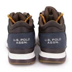 Baskets Montantes Marron Avec Zip Semelle Blanche T27-34 Enfant US POLO -Dockers by Gerli Soldes Magasin baskets montantes marron avec zip semelle blanche t27 34 enfant us polo 4