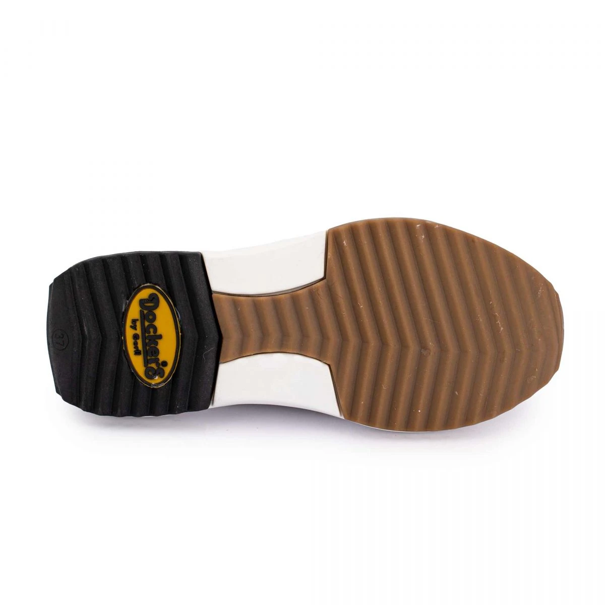 Baskets Montantes Plate-forme Prince De Galles Carreaux Zip Femme DOCKERS BY GERLI 8 Baskets Montantes Plate-forme Prince De Galles Carreaux Zip Femme DOCKERS BY GERLI – Image 6