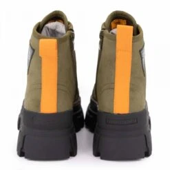 Baskets Montantes Semelle épaisse Noire Kaki Femme DOCKERS BY GERLI -Dockers by Gerli Soldes Magasin baskets montantes semelle epaisse noire kaki femme dockers by gerli 4