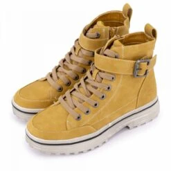 Baskets Montantes Zippées à Lacets Suédé Femme DOCKERS BY GERLI -Dockers by Gerli Soldes Magasin baskets montantes zippees a lacets suede femme dockers by gerli 3