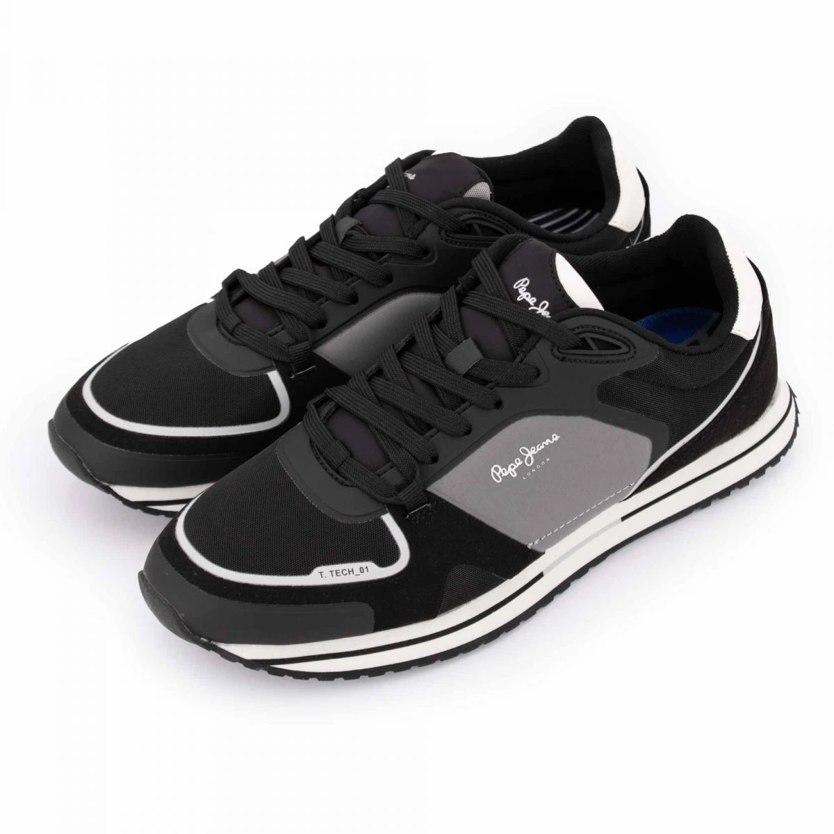 Baskets Noir Pms30774 T40 Au 45 Femme, Homme PEPE JEANS 6 Baskets Noir Pms30774 T40 Au 45 Femme, Homme PEPE JEANS – Image 4