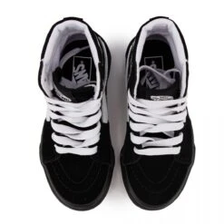 Baskets Sk8-Hi Montantes Flammes Blanches Cuir T27-33 Enfant VANS -Dockers by Gerli Soldes Magasin baskets sk8 hi montantes flammes blanches cuir t27 33 enfant vans 3