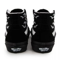 Baskets Sk8-Hi Montantes Flammes Blanches Cuir T27-33 Enfant VANS -Dockers by Gerli Soldes Magasin baskets sk8 hi montantes flammes blanches cuir t27 33 enfant vans 4