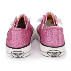 Baskets Toile Basses Rose Pailleté Enfant DOCKERS BY GERLI -Dockers by Gerli Soldes Magasin baskets toile basses rose paillete enfant dockers by gerli 4