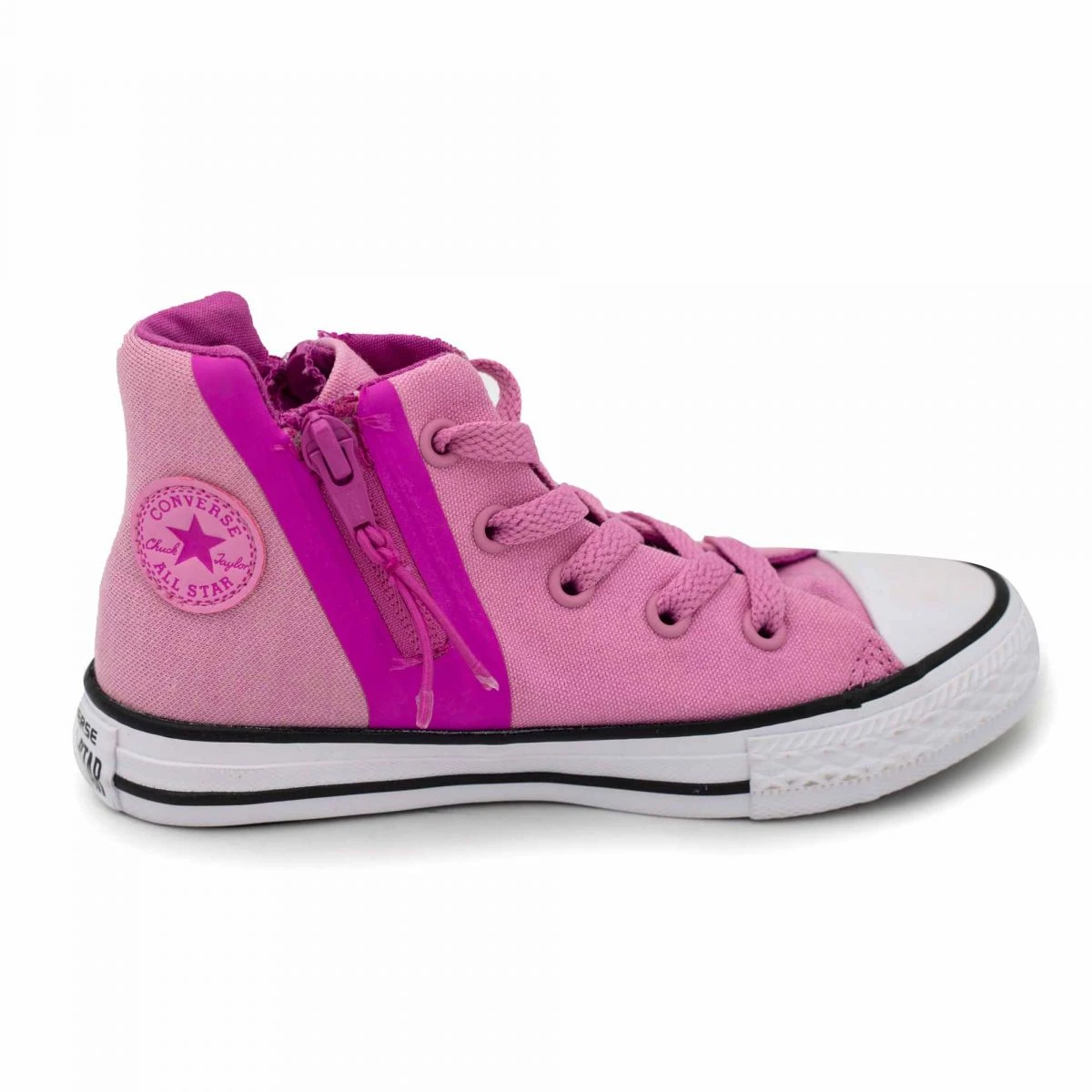 Baskets Toile Montantes Rose Enfant CONVERSE 5 Baskets Toile Montantes Rose Enfant CONVERSE – Image 3