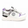 Baskets Travis116 T36-41 Blanc/violet Femme COLMAR -Dockers by Gerli Soldes Magasin baskets travis116 t36 41 blanc violet