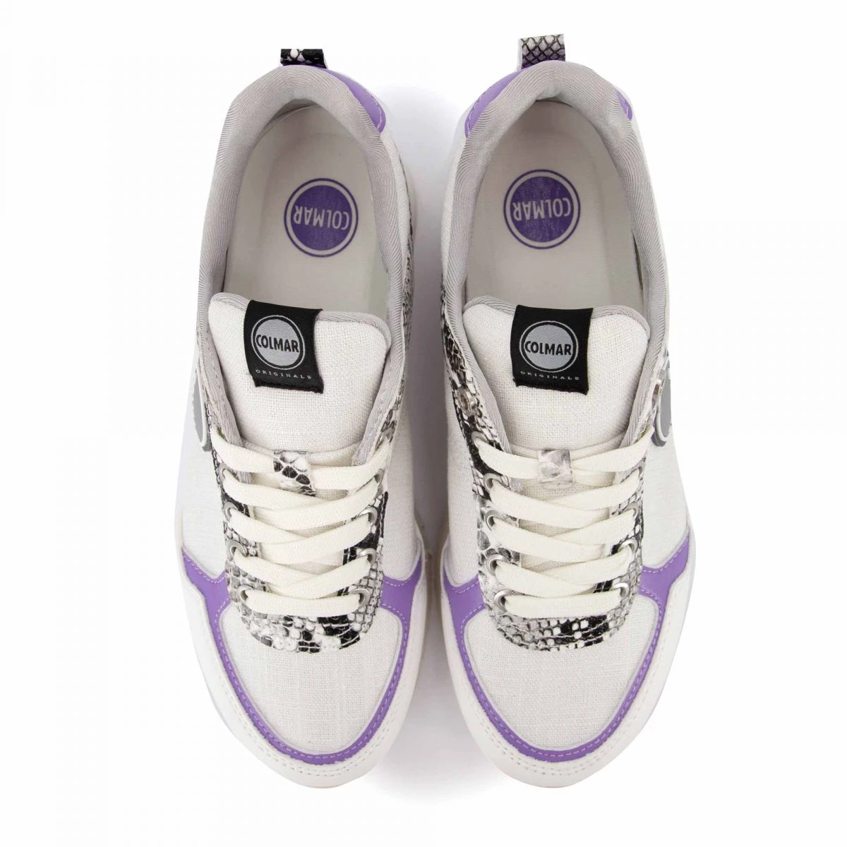 Baskets Travis116 T36-41 Blanc/violet Femme COLMAR 5 Baskets Travis116 T36-41 Blanc/violet Femme COLMAR – Image 3