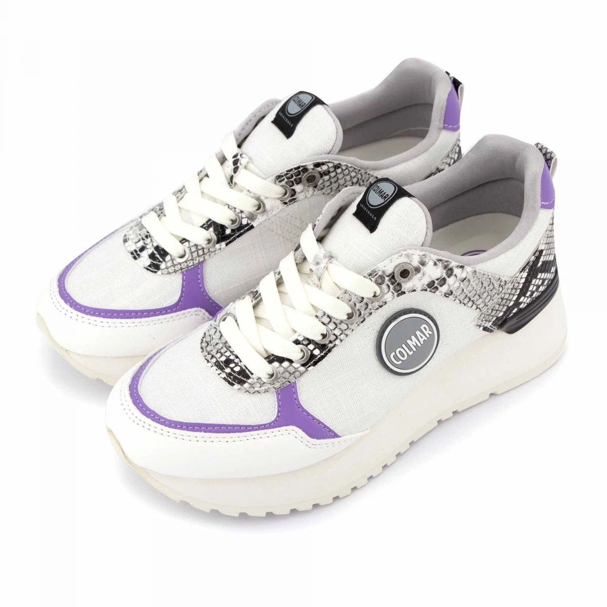 Baskets Travis116 T36-41 Blanc/violet Femme COLMAR 6 Baskets Travis116 T36-41 Blanc/violet Femme COLMAR – Image 4