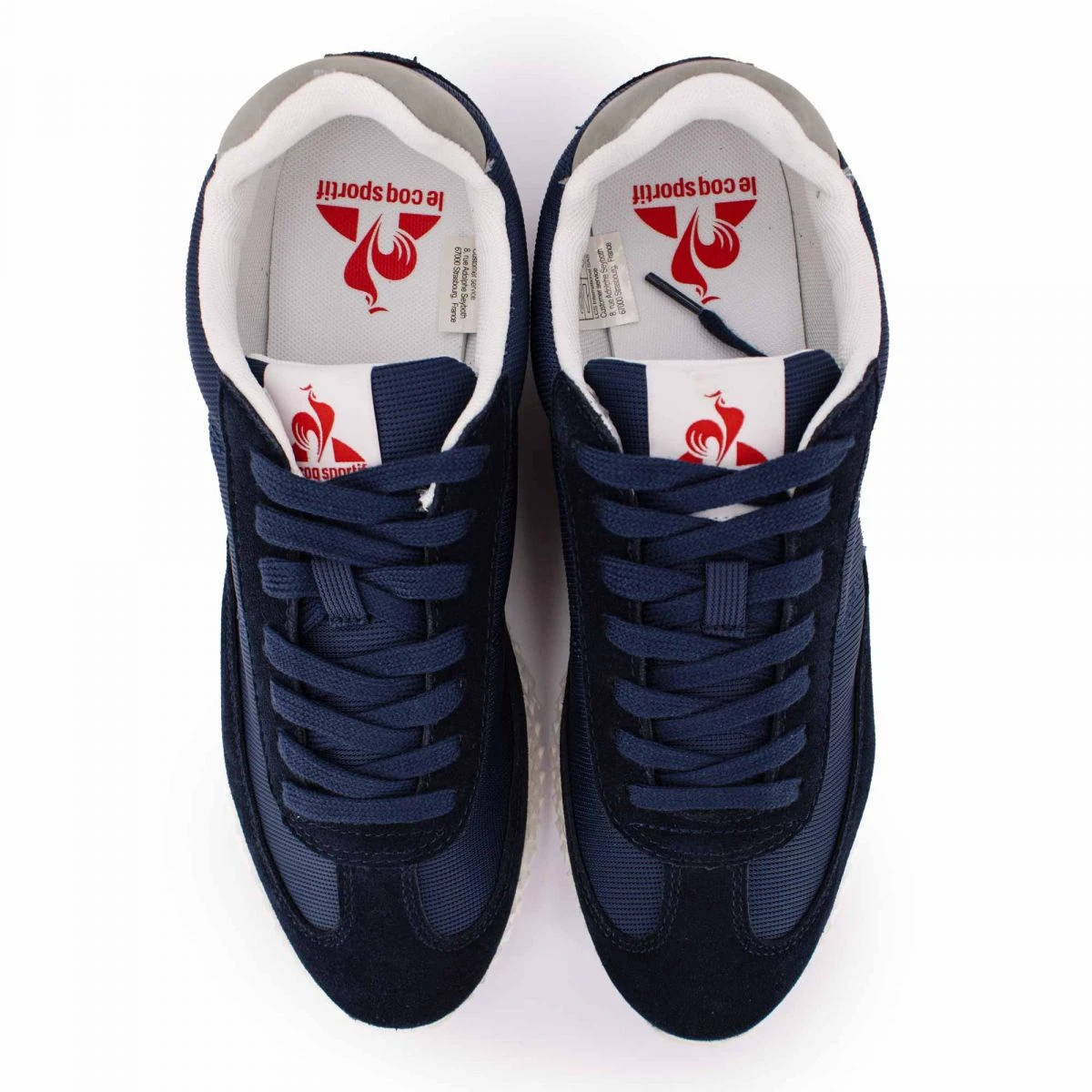Baskets Veloce Tricolore Empiècement Cuir Retourné Homme LE COQ SPORTIF 5 Baskets Veloce Tricolore Empiècement Cuir Retourné Homme LE COQ SPORTIF – Image 3