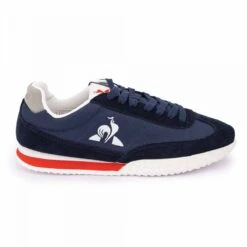 Baskets Veloce Tricolore Empiècement Cuir Retourné Homme LE COQ SPORTIF