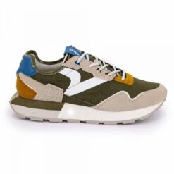 Baskets Wing Semelle épaisse Kaki Et Beige 40/45 Homme VICTORIA