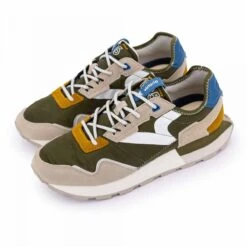 Baskets Wing Semelle épaisse Kaki Et Beige 40/45 Homme VICTORIA -Dockers by Gerli Soldes Magasin baskets wing semelle epaisse kaki et beige 40 45 homme victoria 3