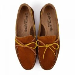 Bateau Cuir Daim 80876 T41-45 Marron Homme PIERRE CARDIN -Dockers by Gerli Soldes Magasin bateau cuir daim 80876 t41 45 marron 2